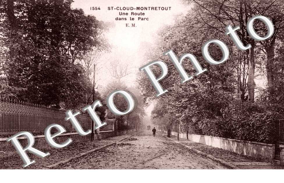 Montretout, Une Route dans le Parc