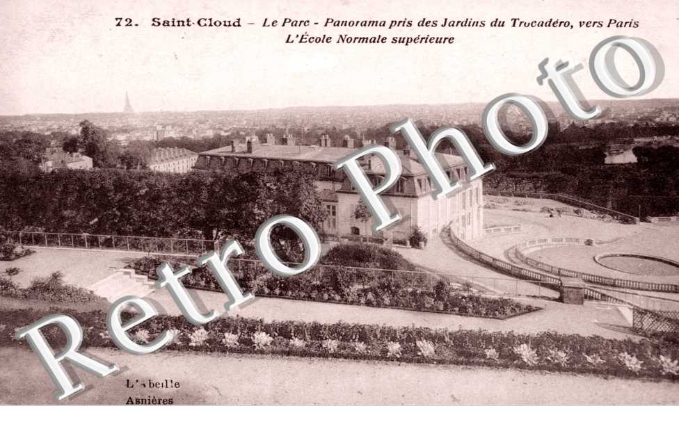 le Parc, Panorama pris des Jardins du Trocadero, Vers Paris, l'Ecole Normale Superieure