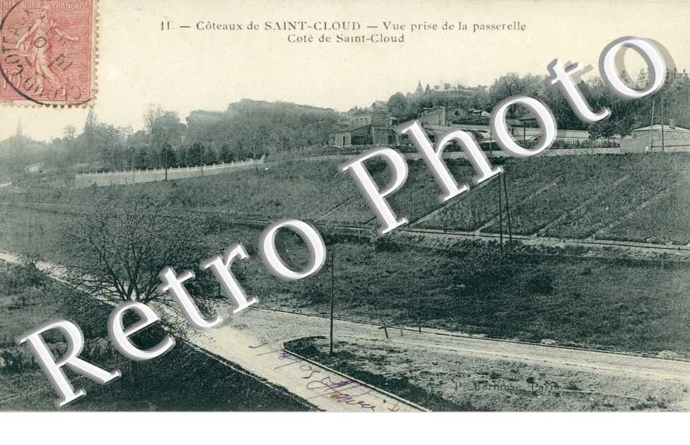 Coteaux, Vue prise de la Passerelle
