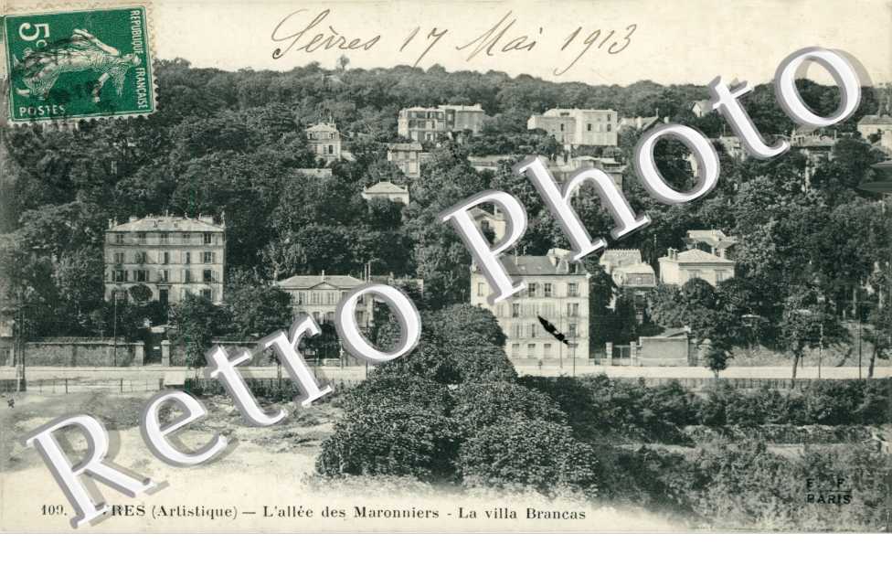 L'Allee des Maronniers, la Villa Brancas