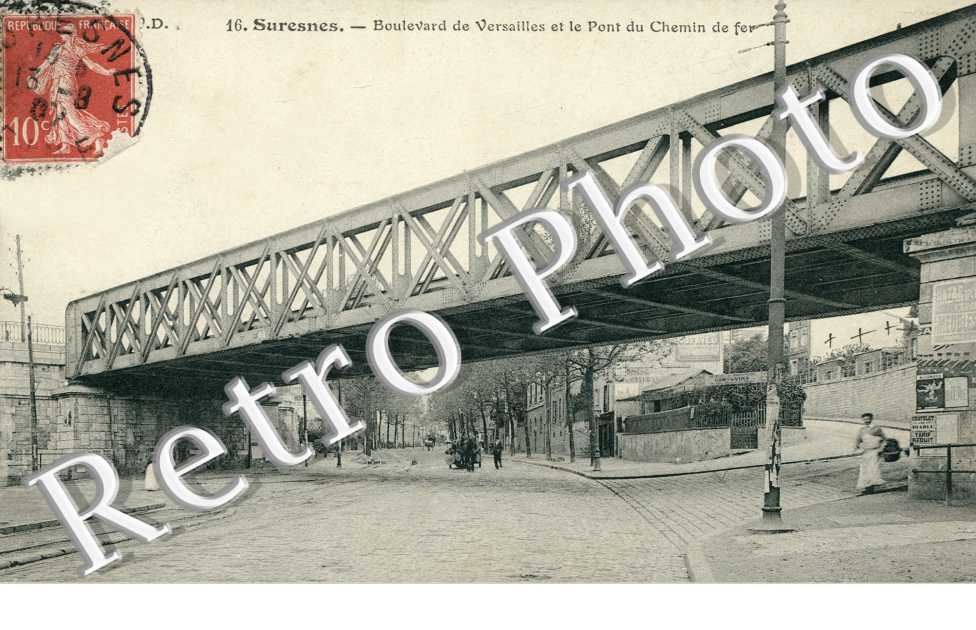 Boulevard de Versailles et le Pont du Chemin de fer