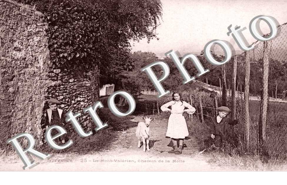 Le Mont Valerien, Chemin de la Motte