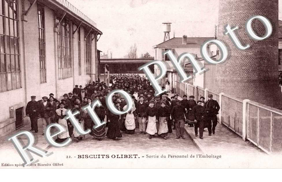 Biscuits Olibet, Sortie du Personnel de l'Emboitage