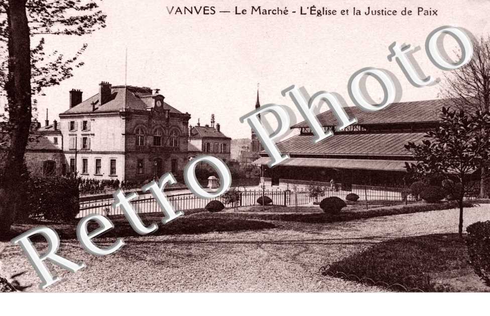 Le marche L'eglise et la Justice de Paix