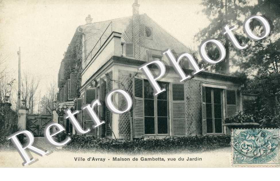 Maison de Gambetta  vue du jardin
