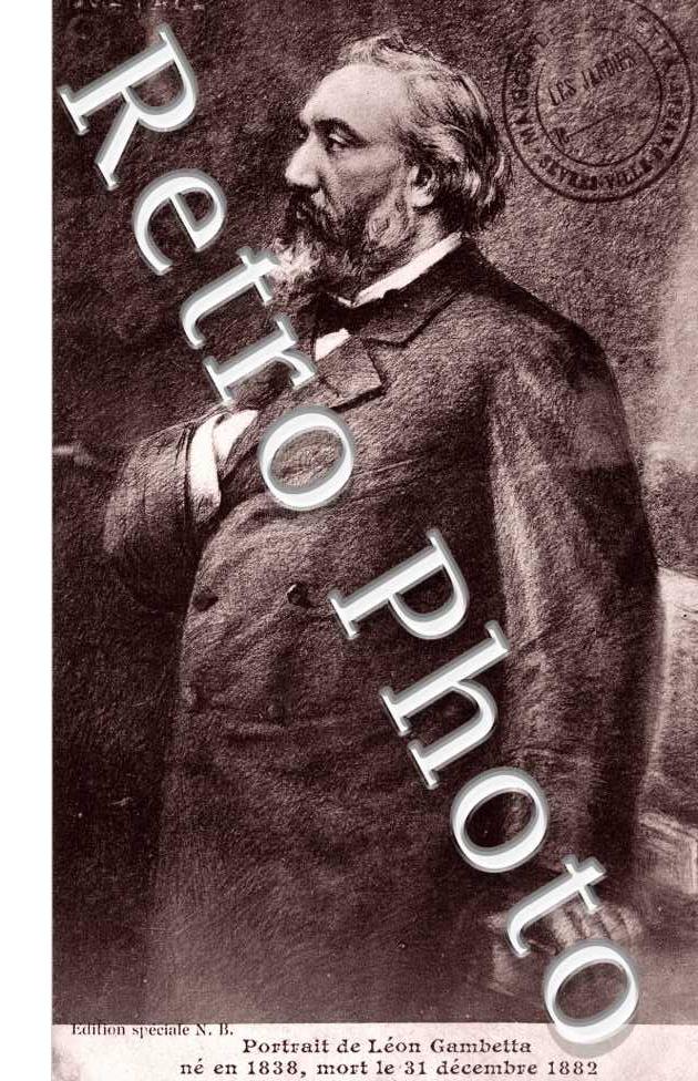 portrait de Leon Gambetta