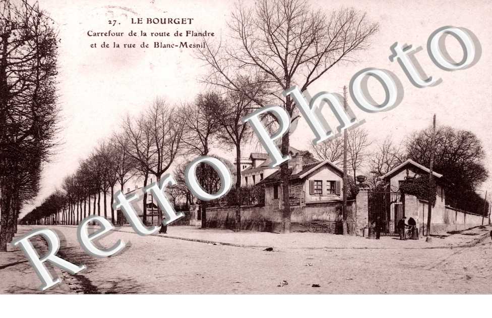 Carrefour de la Route de Flandre et de la Rue de Blanc Mesnil