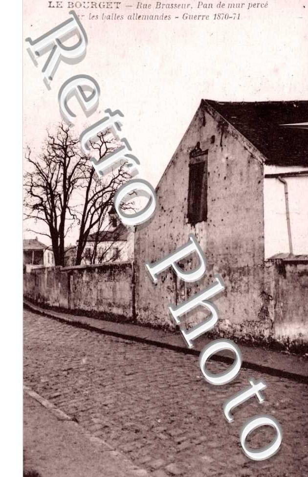 Rue Brasseur, Mur perce par les balles allemandes