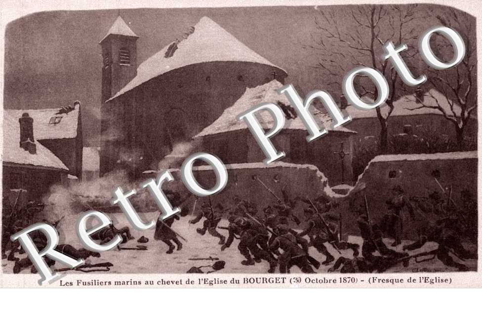 Les Fusiliers marins au chevet de l'Eglise, Fresque