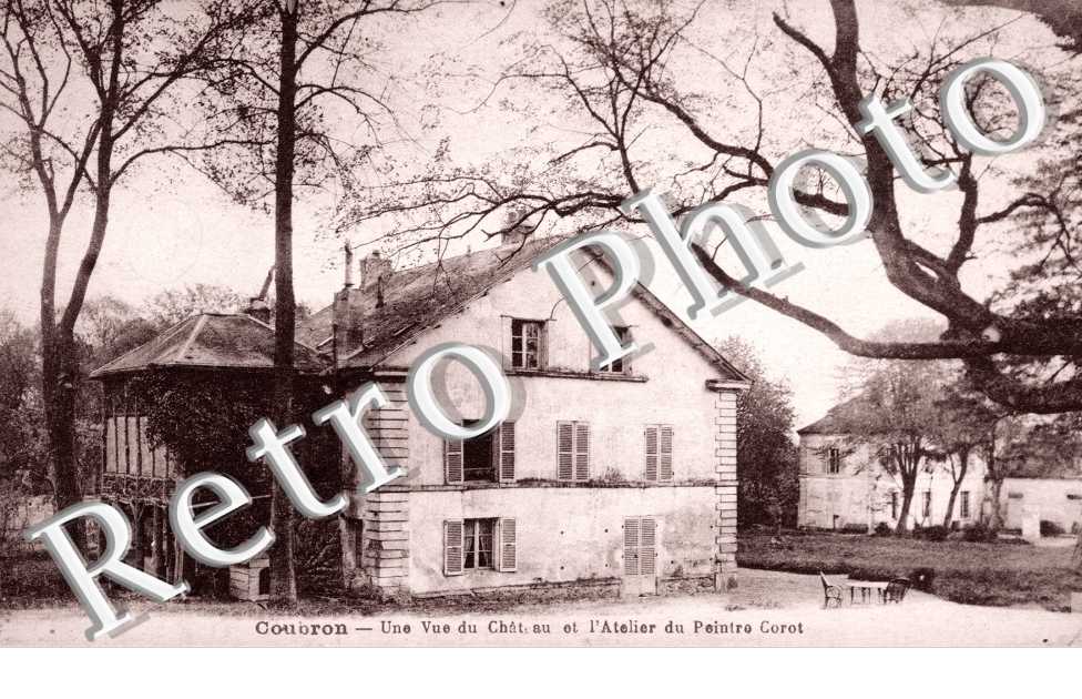Vue du Chateau et l'Atelier du Peintre Corot
