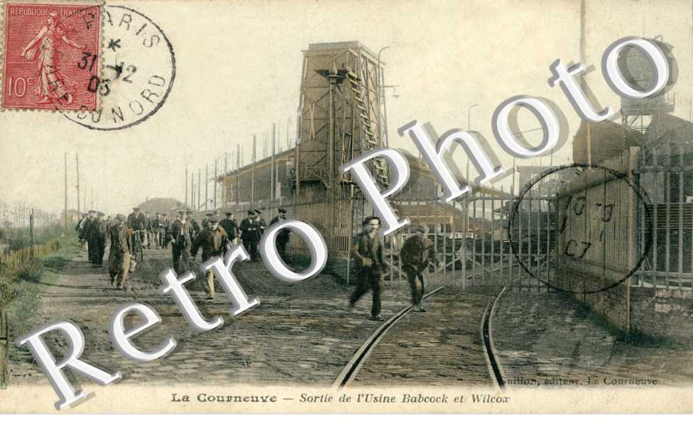 Sortie de l'usine Babcock & Wilcox 