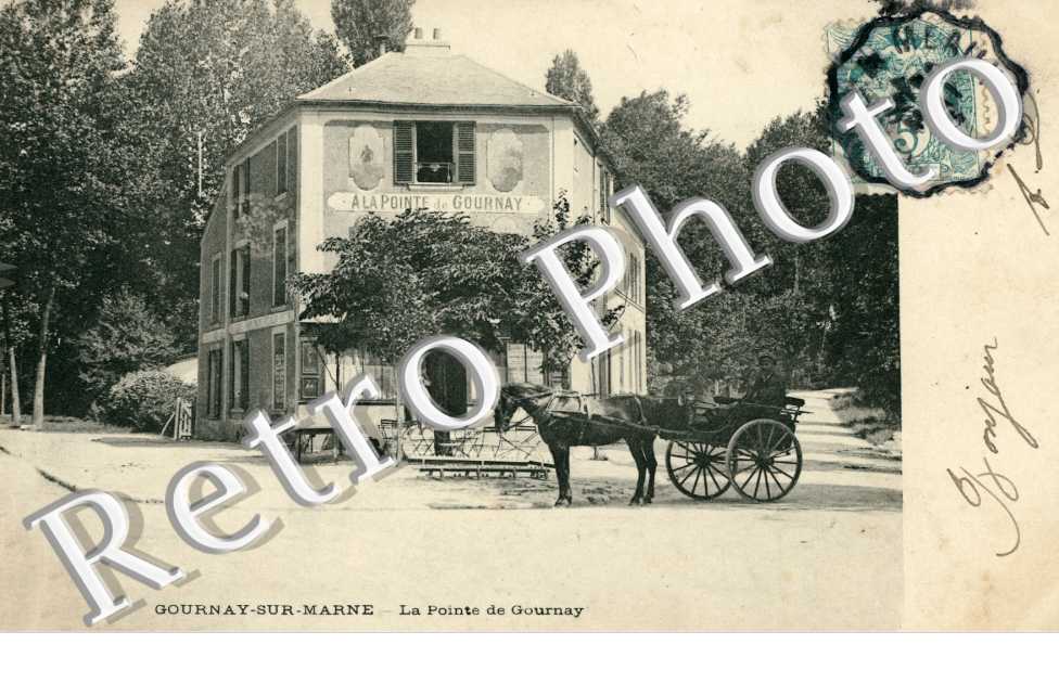 La porte de Gournay  - attelage de cheval