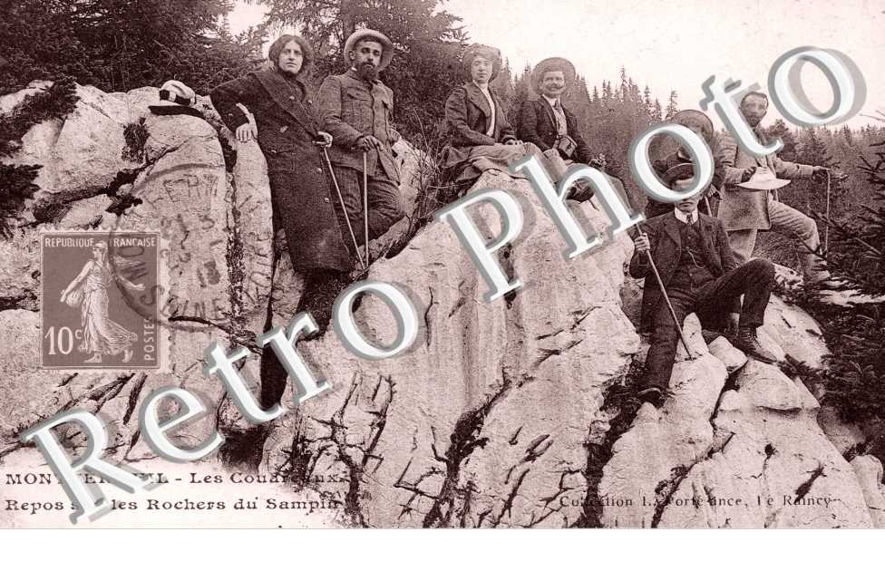 Les Coudreaux, Repos sur les Rochers du Sampin