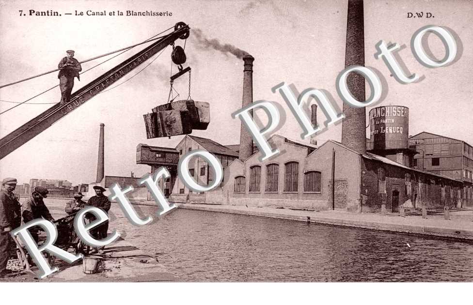 Le canal et la blanchisserie