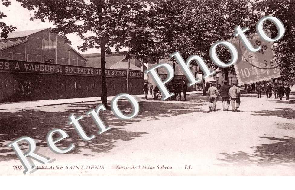 Sortie de l'Usine Sabrou