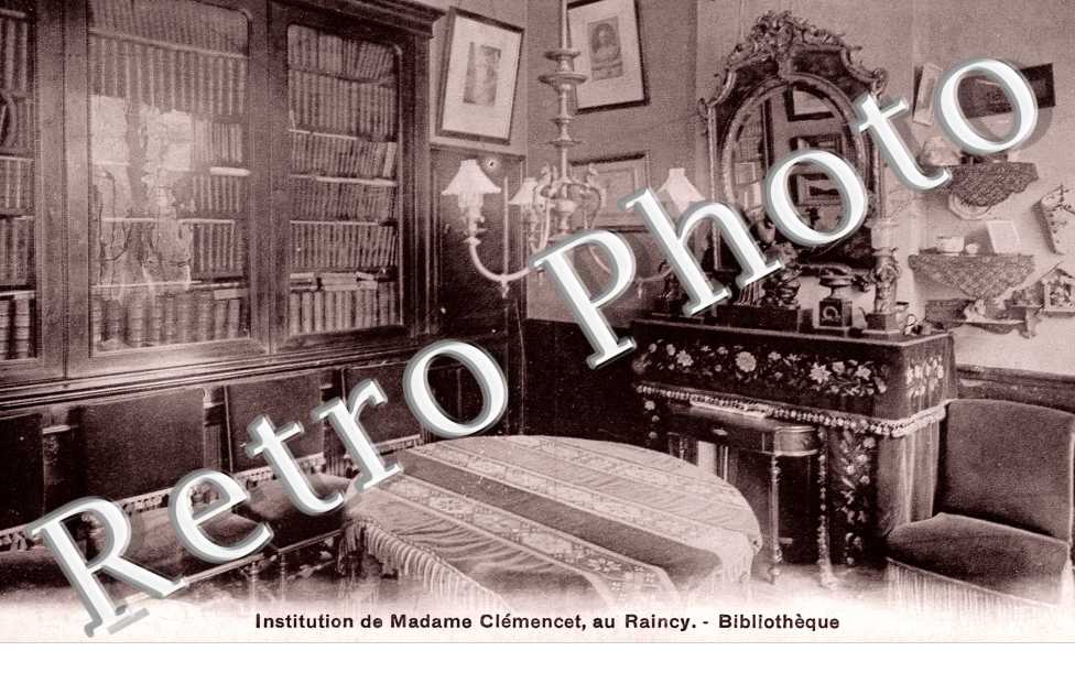 Institution de Madame Clemencet, Bibliotheque