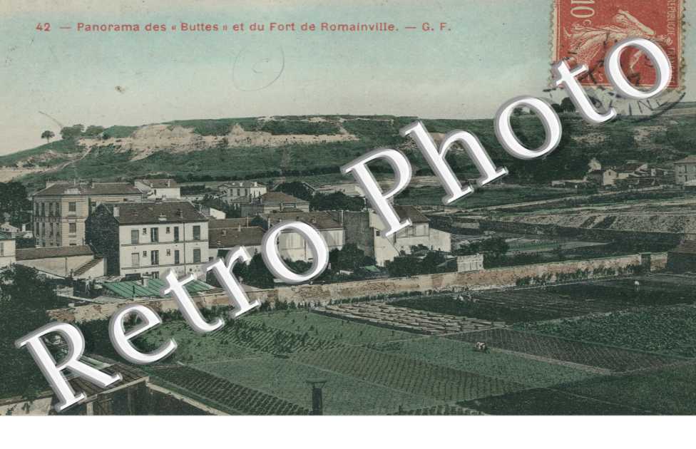 Panorama des ''Buttes'' et du Fort