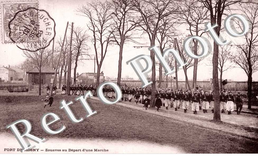 Fort, Zouaves au depart d'une Marche