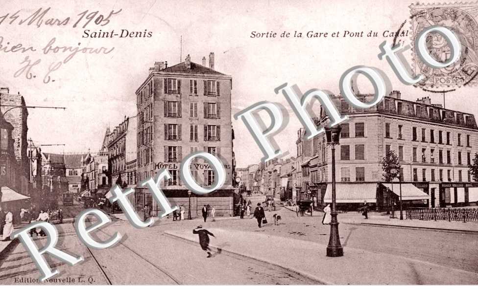 Sortie de la Gare et Pont du Canal