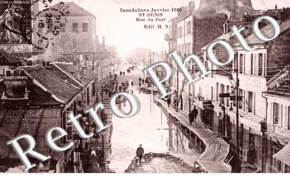 Inondations 1910, Rue du Port