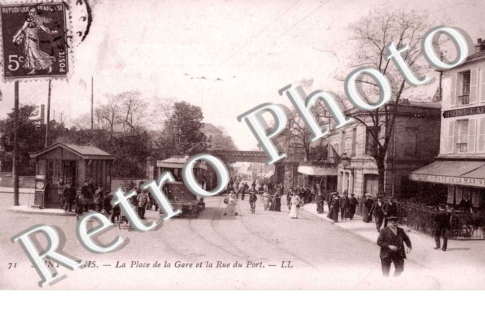 La Place de la Gare et la Rue du Port