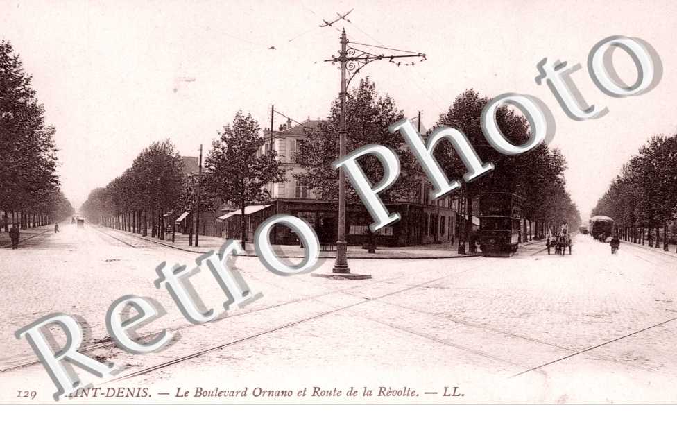 Le Boulevard Ornano et Route de la Revolte