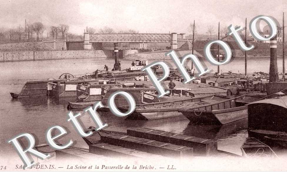 La Seine et la Passerelle de la Briche