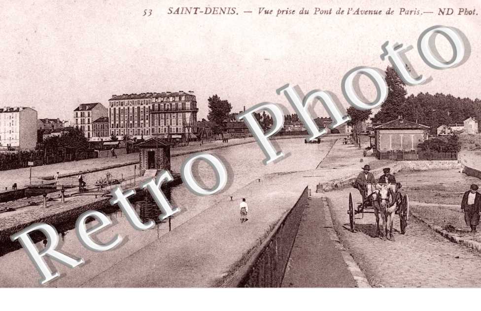 Vue prise du Pont de l'Avenue de Paris