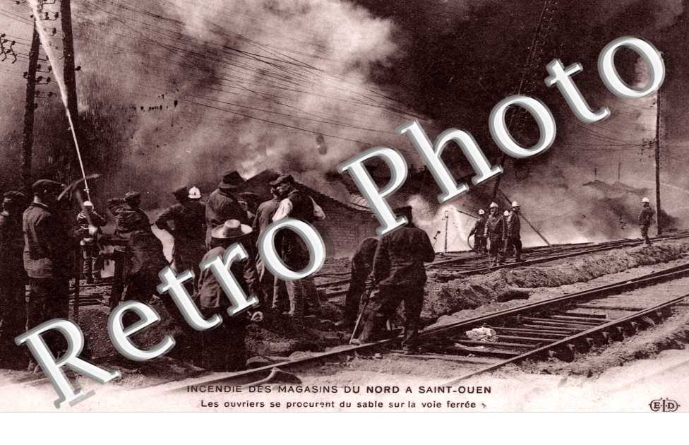 Incendie des Magasins du Nord, Les Ouvriers du Sable sur la voie ferree