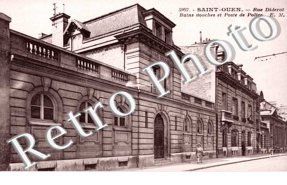 Rue Diderot, Bains douches et Poste de Police