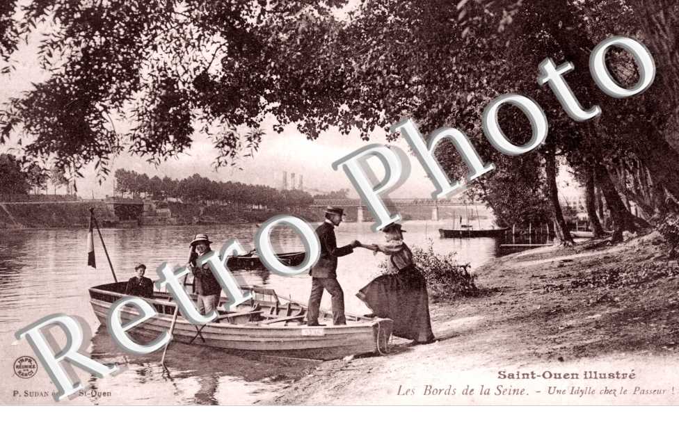 Saint-Ouen, les Bords de la Seine, "Une Idylle chez le Passeur"