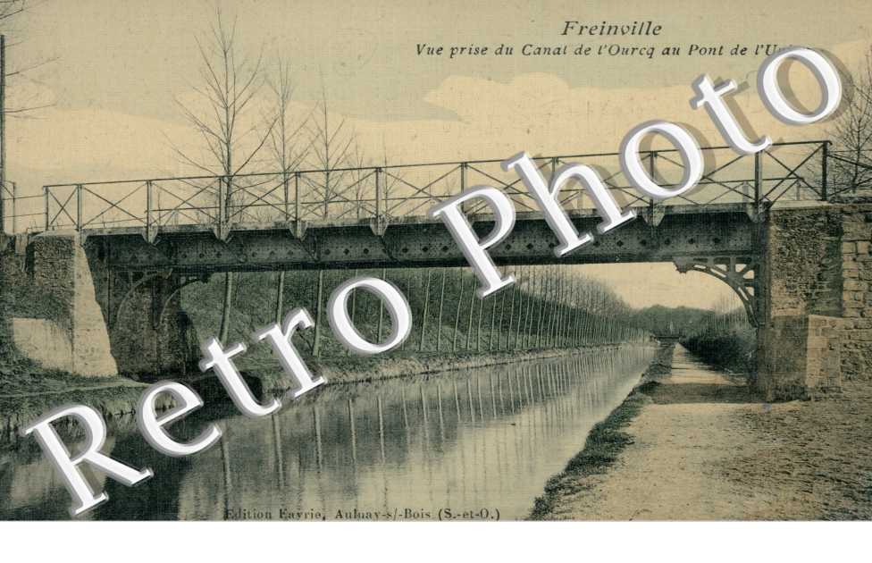 Freinville, Canal de l'Ourcq au Pont de l'Union