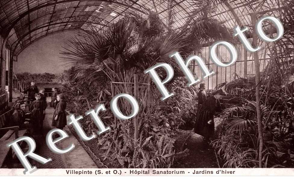 hopital sanatorium, jardins d'hiver