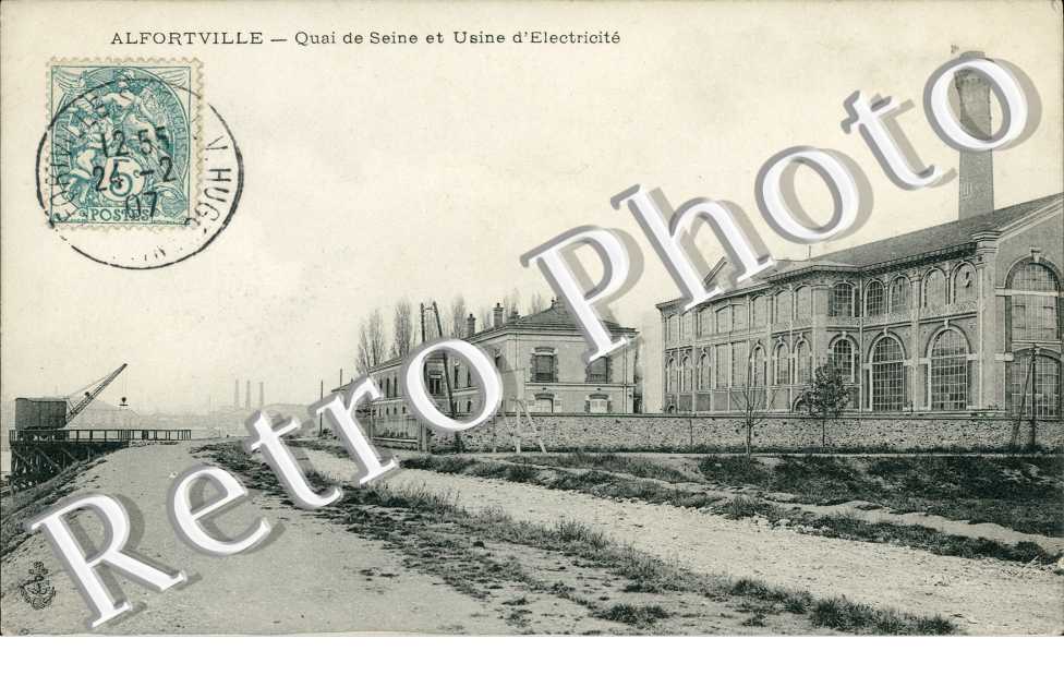 Quai de Seine et Usine d'electricite