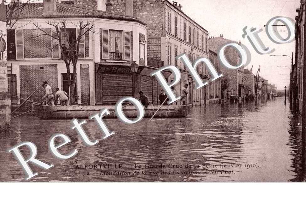 Inondations de 1910, Rue des Cameliats