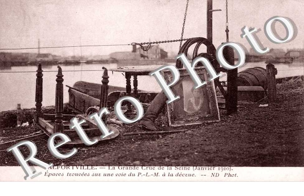 Inondations de 1910, Objets trouves a la decrue