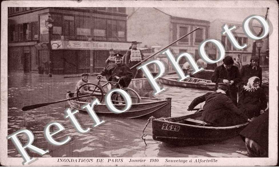 Inondations 1910, Un Sauvetage