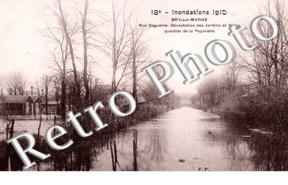 Inondation 1910, Rue Daguerre