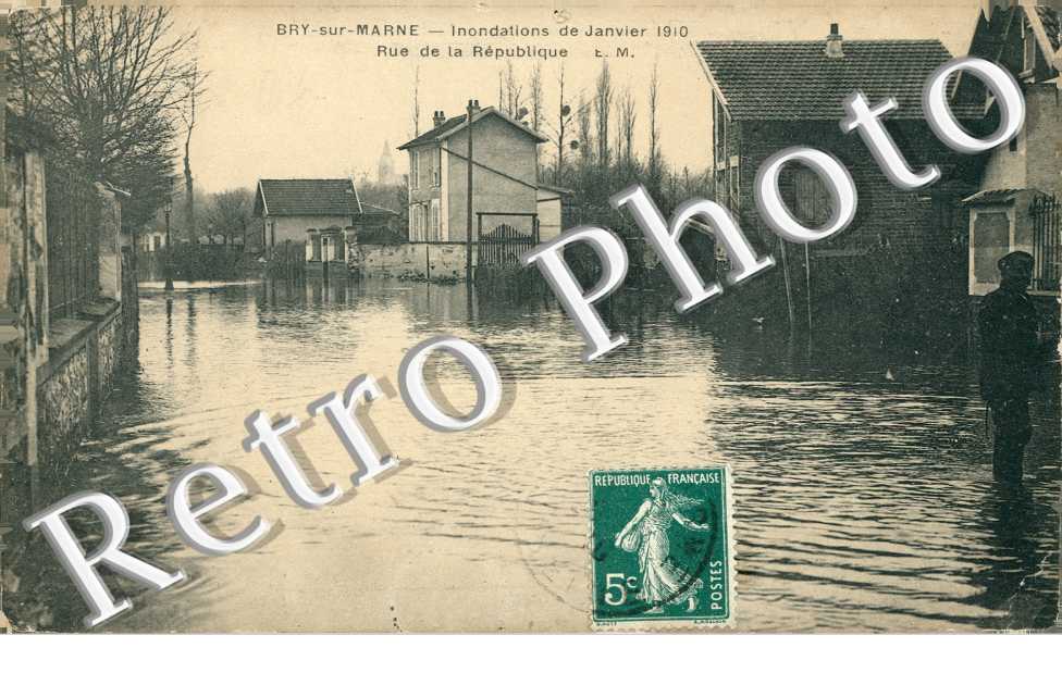 Inondations 1910, Rue de la Republique