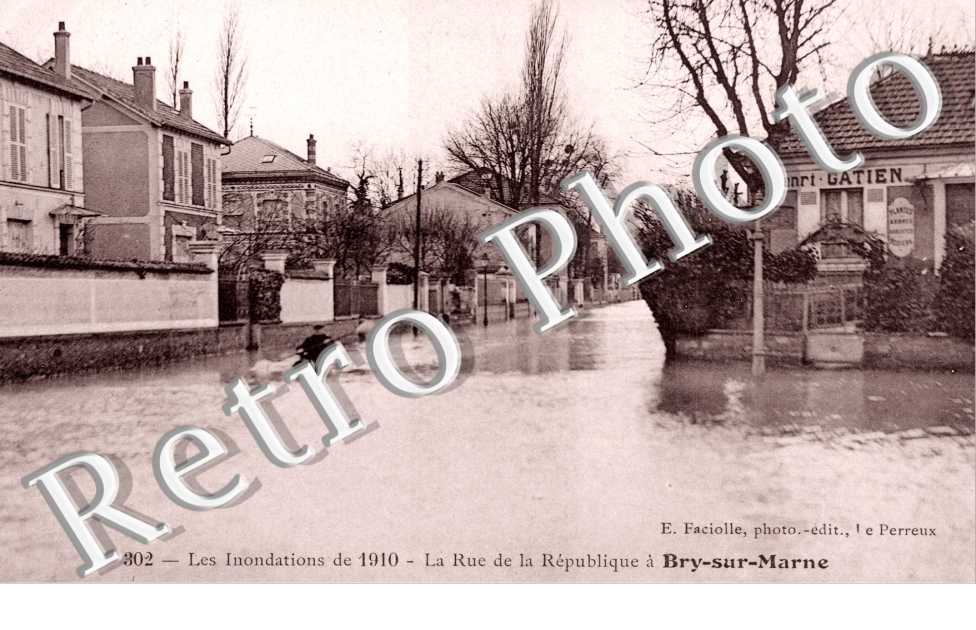 Les Inondations de 1910, Rue de la Republique