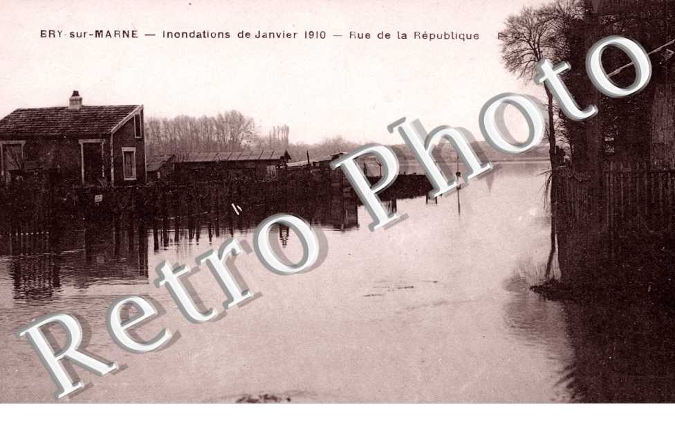 Inondations 1910, Rue de la Republique