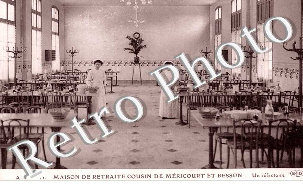 Maison de retraite Cousin de Mericourt et Besson, un refectoire