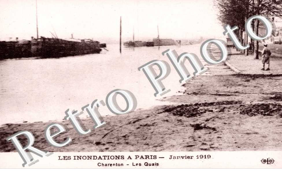 Les Inondations janvier 1910, les Quais