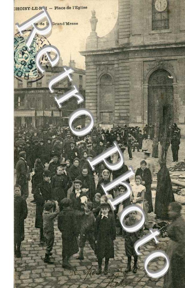 Place de l'Eglise, Sortie de la Messe