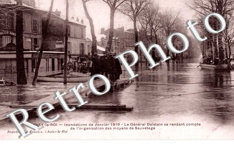 Inondations janvier 1910 Le general Dalstein