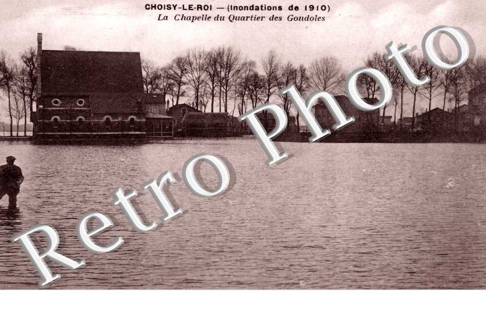Inondations 1910, Chapelle du quartier des Gondoles