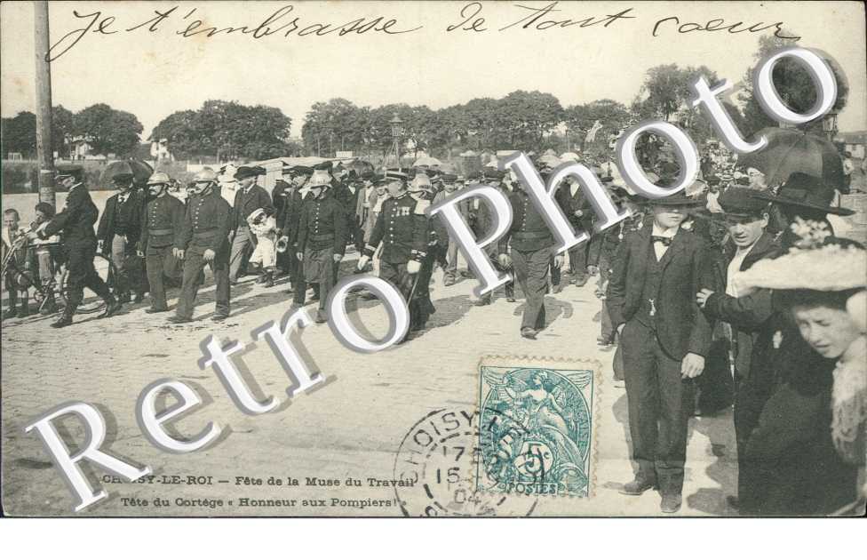 Fete de la Muse du Travail, Pompiers en tete du cortege
