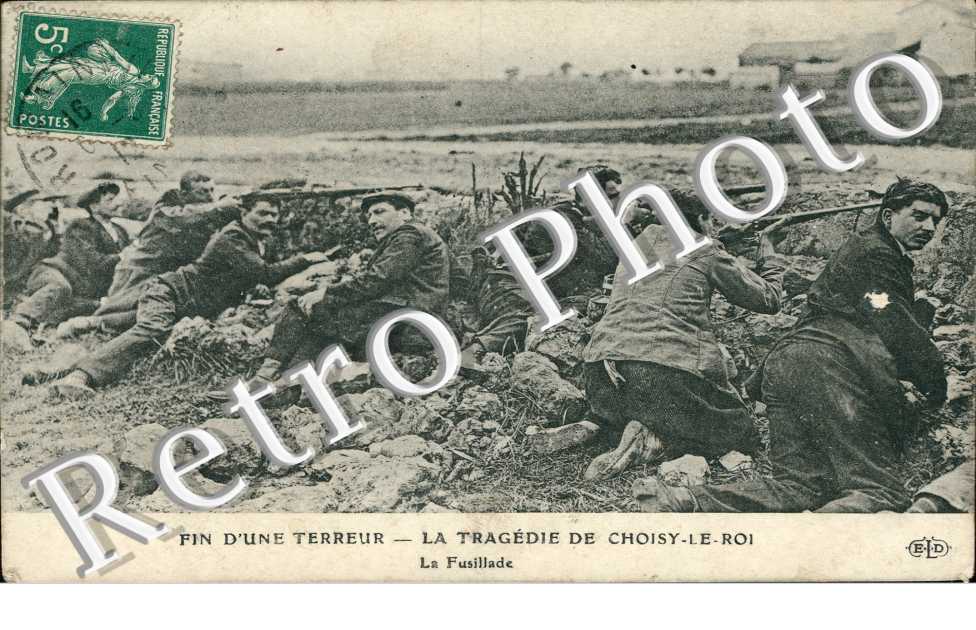 Bonnot la tragedie de Choisy La Fusillade