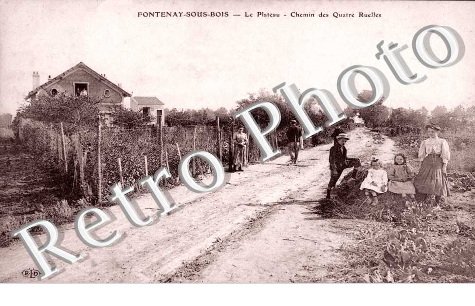 Le Plateau, chemin des Quatre Ruelles