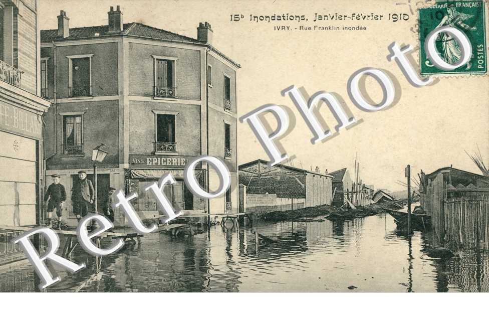 Inondations 1910, Rue Franklin